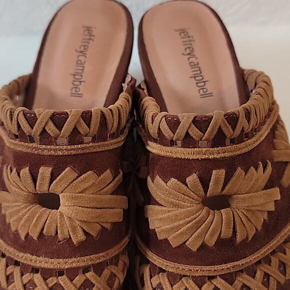Jeffrey Campbell Billy Suede Western Boho Mules, 8.5 - Picture 7 of 9